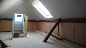 Velux white roof windows in loft conversion
