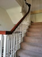 Superb sweeping staircase