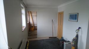 Family bathroom being split into two ensuites