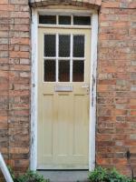 Doorframe on 200 year old property awaiting refurbishment