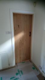 Rustic oak door