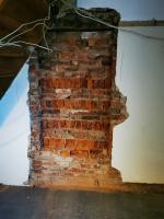 Revealing a 300 year old doorway that had been bricked up in the 1950's