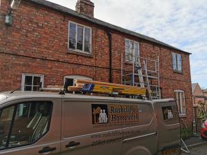 Character property undergoing major sash window repairs