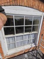 Sash window ready for refurbishment