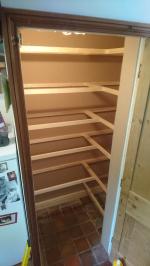 Pantry enlargement and improvement
