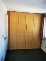 Shaker style wardrobe doors and flanking panels