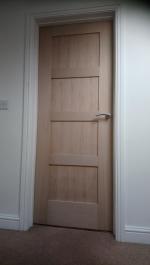 Oak four panel shaker doors