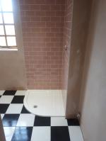 full bathroom installation after botched job by an amateur,
