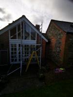 Sun-room having replacement double glazed units fitted