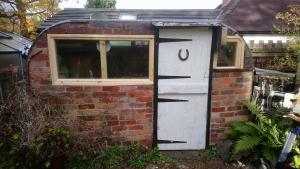 Anderson bomb shelter having new window frameworks