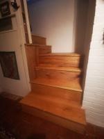 Replacing a failing pine staircase with oak boards
